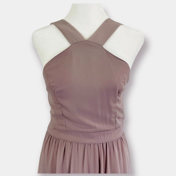 Lulu’s Air of Romance Maxi Dress Taupe Size Small - Picture 5 of 10